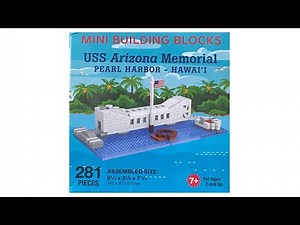 USS Arizona Memorial mini lego set