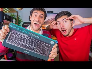 O TECLADO MAIS INCRÍVEL😱Logitech K810⌨️Unboxing Análise Review Português PT