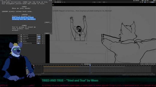 A Fox in Space - Animation Progress