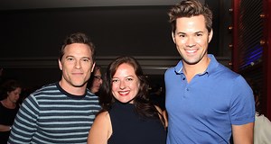 Andrew Rannells & Boyfriend Mike Doyle Celebrate HBO’s ‘Suited’ Premiere!