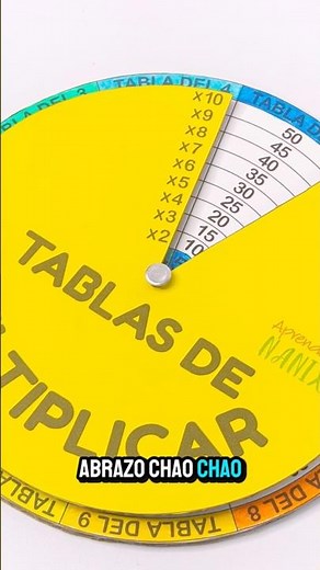 Learn the multiplication tables with this roulette wheel #crafts #kids #mathematics #neuroscience