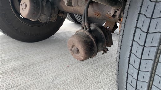 2.7M views · 3.2K reactions | A tractor trailer combination came into the Sioux Falls Port of Entry. The infrared cameras detected a hot brake. The inspection showed the brake pads locked up because the air brake canister had broken off the trailer. The truck had other issues with brakes as well and was placed out of service until repaired. #KeepSDSafe | South Dakota Highway Patrol | Facebook