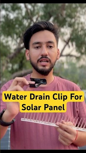Solar Panel Water Drain Clip | Best Solar Panel Gadget