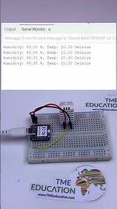 Humidity & Temperature monitoring using XIAO RP2040
