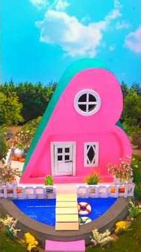 Amazing Heart ❤️ Shape Handmade Mini House DIY | Art and Craft |