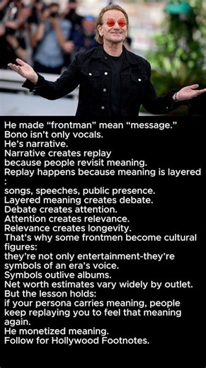 Bono Didn’t Just Sing… He Turned a Voice Into Meaning
