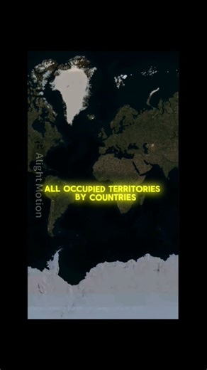 all occupied territories by countries #history #geographythroughmaps