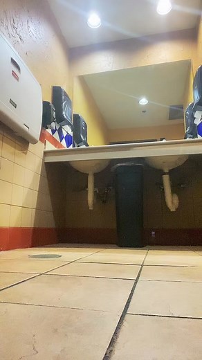 Restroom break…. Sisters 4 lifeee💙🖤💛