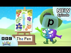 P's Perfect Painting | S6 E14 - FULL EPISODE | @officialalphablocks - Videos For Kids