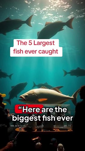 the 5 Largest fish ever caught. come explore these records. #fishing #storytime #historytime #fish #worldrecords