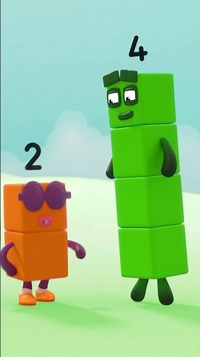 Meet Four | Learn to Count | Domino Palace | Numberblocks in French #shorts