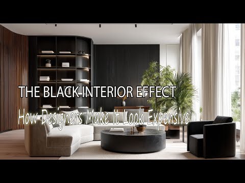 From Basic to High End | Black Interior Design Tricks That Look Expensive