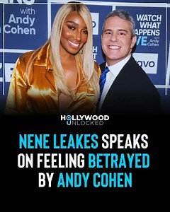 66K views · 989 reactions |  NENE LEAKES spills all the tea on her drama with her fellow host Andy Cohen | Hollywood Unlocked | Facebook