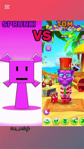 ROBOT SPRUNKI vs TOM 🤖🎤 | When AI Challenges the King of Voice