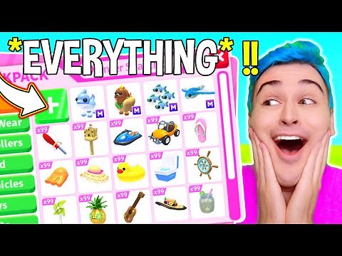 Unlocking *EVERYTHING* In Adopt Me SUMMER FEST Update !! New *SUMMER PETS* & Mini Games (EXPENSIVE)