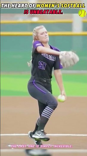 The heart of women’s softball is unbeatable#WomensSoftball #Softball #SoftballHighlights