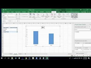 Excel - Make Frequency Distribution Table and Bar Chart using Pivot Table & Chart