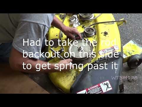 John Deere D120 Blades will not engage , Blade Brake problem , GY21943