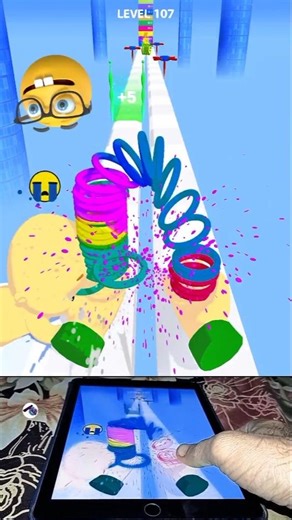 toy spring 3D 😍😀 lovely mobile game play level-107 #shorts #gaming #tootalgaming69