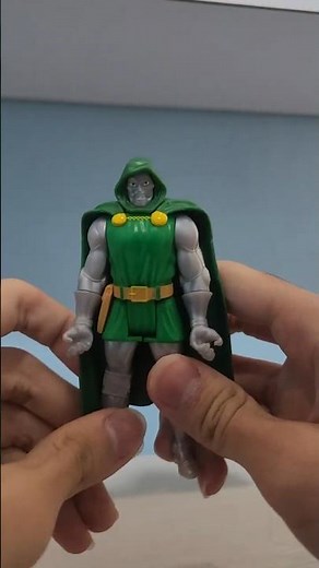 marvel legends retro dr doom action figure unboxing #asmr #drdoom #unboxing #toys #figure