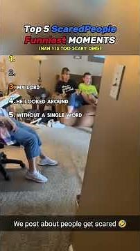 Top 5 Funniest People Getting Scared Moments 😂 | Scare Reactions Compilation #shortsyoutube