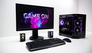 Gaming PC Bundle 27" 2K Monitor 6-core i7 512 SSD   4 TB HDD RTX 5060 Windows 11  | eBay UK