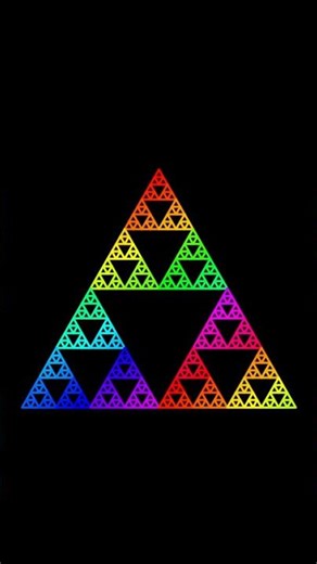 Sierpinski's Triangle #satisfying #relaxing #asmr