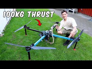 Heavy Lift Drone 100kg Test - It Works!