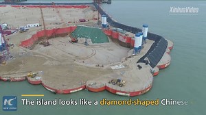 202K views · 1.2K shares | A man-made island is taking shape as part of a mega cross-sea link between Shenzhen and Zhongshan, two cities in South China's Guangdong Province. The 625-meter-long island is being built with 57 gigantic stainless steel piles, each of which is roughly as tall as a 13-storey building. #AmazingChina | China Xinhua News | Facebook