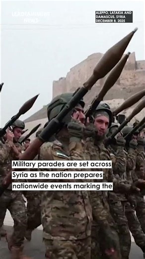 Syrians Mark First Anniversary Of Assad’s Overthrow As Crowds Pack Umayyad Square In Damascus