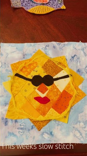 Finished slow stitch projects this week #sew #craft #crafts ⭐️#embroidery #slowstitch #easy #create