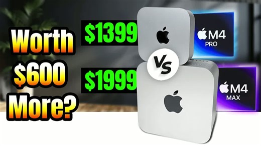 M4 Pro vs M4 Max终极对决！实测告诉你600美元差价究竟值不值？Mac Mini与Mac Studio全面对比