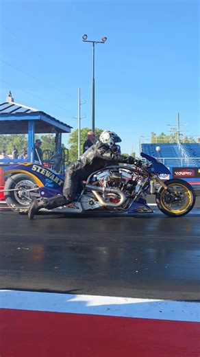 Top Fuel Nitro Harleys will be competing at No Problem Raceway today with ADRA.