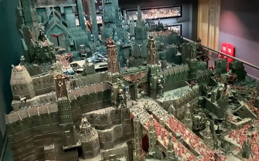 [战锤] 进入GW总部的'战锤世界'看场景-2020(Primer Only Games)