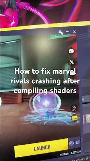 How to fix marvel rivals crashing after compiling shaders