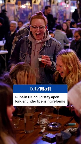 Pubs could stay open later