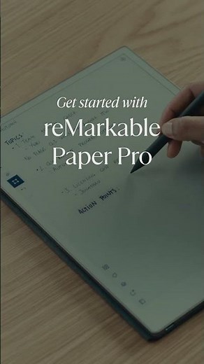 Curious about what it’s like to use a paper tablet? Watch the introduction of reMarkable Paper Pro