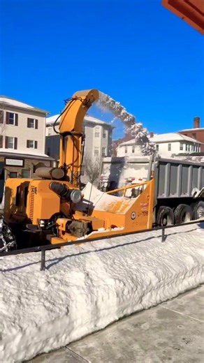 extreme snow blower removal 2 meters snow on road #shorts #snow #snowblower #snowplow #jamesrobert9