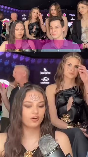 📣 “The song was inspired by women that tattooed themselves in order to escape slavery.”🇭🇷 LELEK explain the significance of the tattoos they wear while performing “Andromeda.”#eurovision #eurovision2026 🔗 Full interview: https://t.co/OVeoMutAlp