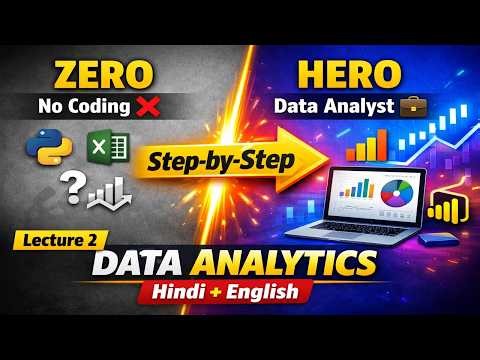 Lecture 2: (SQL) Data Analytics Complete Course🔥 | Beginner to Pro Guide (Hindi + English)
