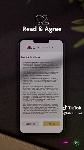 Activate QuickPay with BIBD NEXGEN Wallet