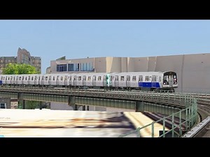 OpenBVE NYC Subway: R153A (Q) Train Testing Action