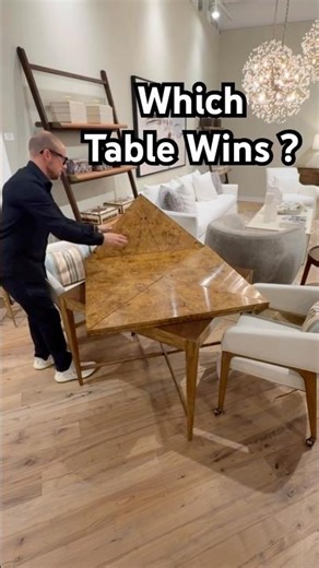 Which Table Wins? 👀 Transforming Dining Tables #spacesavingfurniture #furnituredesign