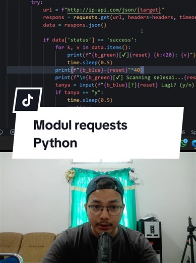 Modul requests pada Python #fyp #fypシ #edukasi #programming