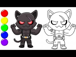 How to draw Fortnite Meowscles Shadow | Drawing and Painting for Kids | CK