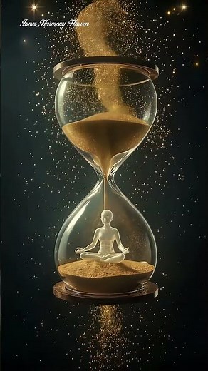 Hourglass of Eternity Cosmic Meditation of Time & Light | Spiritual Awakening Visuals