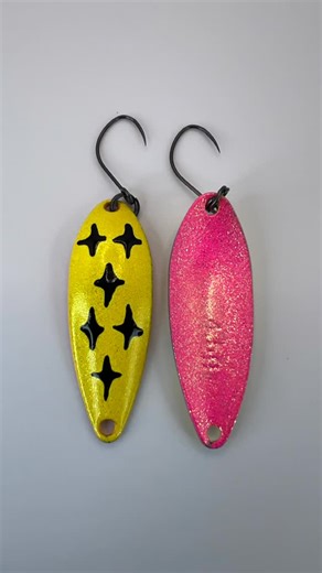 Trout Candy Spoons on Instagram: "Don’t miss tonight’s drop… If your into spoons crafted with intention to slay fish of all species. Now’s your chance. The Lambo and Bugatti of the Spoon Game. Treat Yourself… Don’t Cheat Yoursellf… Drop Tonight at 8:00pm Appreciate all involved.🫡 All outfitted with the finest crafted Japanese Barbless Vanfook Hooks. Troutcandyspoons.com Get Bit.. Throw Candies.. #trout #troutfishing #barblessboys #christmas"