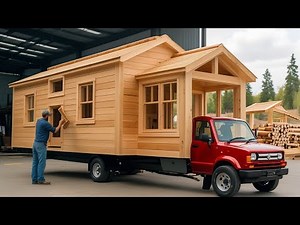 Unbelievable! Broken Truck Transformed Into Beautiful Mobile Home