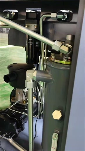 Essar 15KW screw air compressor under testing