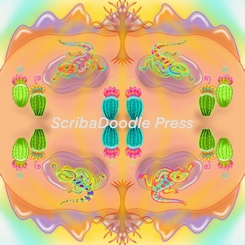 Bearded Dragon Calming Mandala Coloring Page – Print & Go – $1